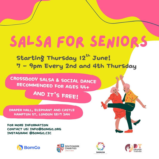Salsa for Seniors: Free Dance Sessions for the 55+ Community in Elephant & Castle!