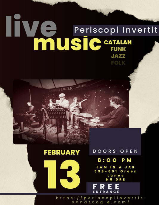 Free Live Music in London: Periscopi Invertit &amp; Clara Sanabras at Jam in a Jar!